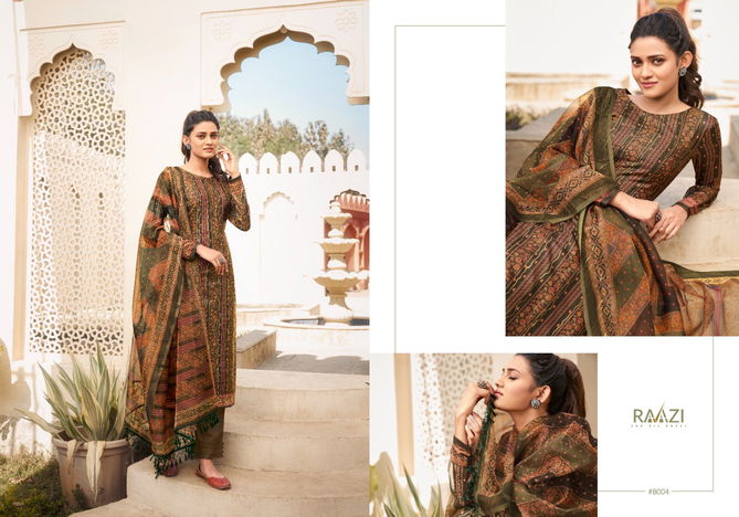 RAMA FASHION RESHAM Heavy Fancy Designer Ethnic Wear Tusser Silk Dress Material Collection